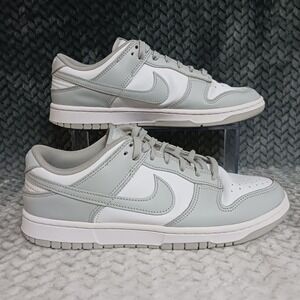 Nike Dunk Low Retro Men's Sneakers White Grey Fog Shoes Size 9